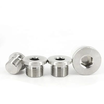 10 Enchufe de tuberías esenciales DIN908 Enchufes de tornillo con toma hexagonal para sellar tuberías de aceite DIN908