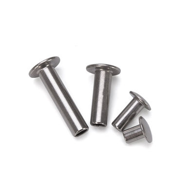 Acero inoxidable 304 Rivet ciego de cabeza plana semitubular hueco Rivet M5.5 para la industria