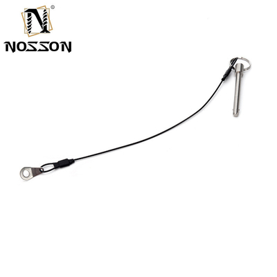 Envío aéreo Pinos de liberación rápida con resorte de acero inoxidable Push Pull Ring Detent Clevis Pin y manija de botón de pelota de bloqueo