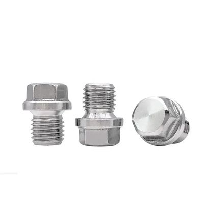 ALLOY Precisión de acero inoxidable DIN910 Hexagonal cabeza de enchufe tornillos con brida 10 Opciones de zinc