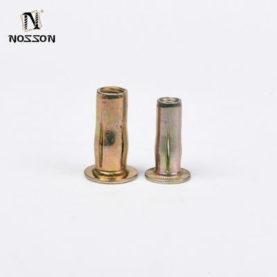 JIS Standard Pan cabeza plana remaches semi huecos semi-tubulares de acero inoxidable de aluminio M2.5 M3 M3.5 M4.2 M4.8 M5.5 M6.3