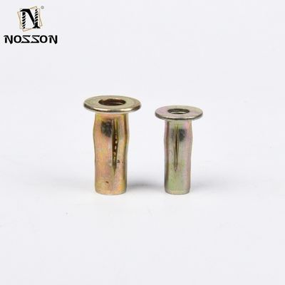 Solución de fijación de luz LED M3 Rivets semi-tubulares en acabado brillante y material de aluminio