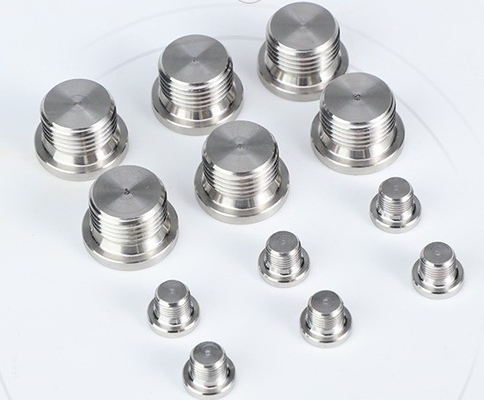 Resistente a la corrosión Industrial 304 de acero inoxidable Hexágono interior cabeza bloqueada cabeza tapada conectores de tubería de metal aceite enchufe