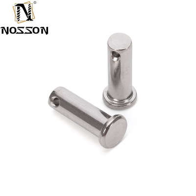 A2 A4 Acero inoxidable de cabeza plana de eje de clavis con agujero para agujas de resorte TiCN resistente a la corrosión