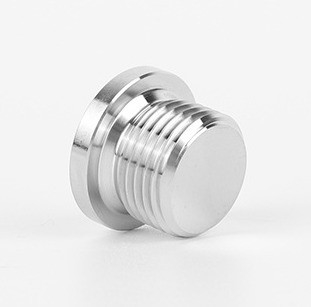 Resistente a la corrosión Industrial 304 de acero inoxidable Hexágono interior cabeza bloqueada cabeza tapada conectores de tubería de metal aceite enchufe