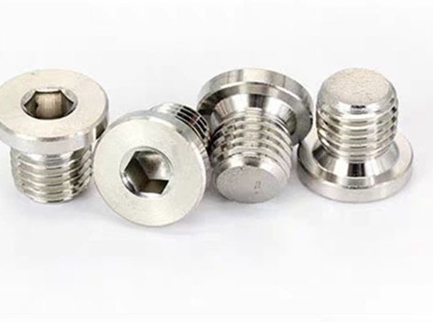 Resistente a la corrosión Industrial 304 de acero inoxidable Hexágono interior cabeza bloqueada cabeza tapada conectores de tubería de metal aceite enchufe