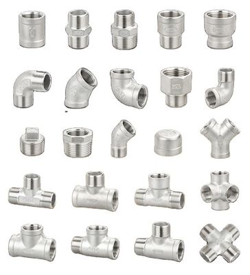 3/8" 1/2" 3/4" 11/4" 1" 11/2" 2" 2-1/2" 3" 4" Tubo de acero inoxidable de fundición NPT adecuado para aplicaciones de alta temperatura