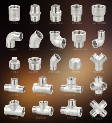 3/8" 1/2" 3/4" 11/4" 1" 11/2" 2" 2-1/2" 3" 4" Tubo de acero inoxidable de fundición NPT adecuado para aplicaciones de alta temperatura