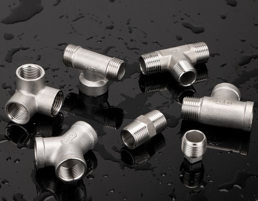 3/8" 1/2" 3/4" 11/4" 1" 11/2" 2" 2-1/2" 3" 4" Tubo de acero inoxidable de fundición NPT adecuado para aplicaciones de alta temperatura