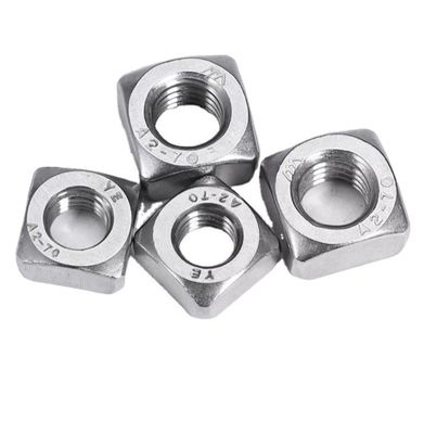 Nucleo cuadrado delgado estándar DIN de acero inoxidable zincado para productos de sujeción en aplicaciones de alimentos y bebidas