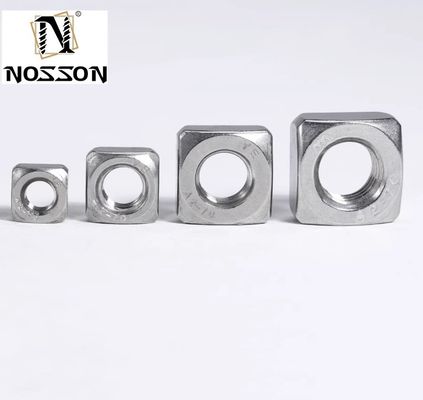 Nucleo cuadrado delgado estándar DIN de acero inoxidable zincado para productos de sujeción en aplicaciones de alimentos y bebidas