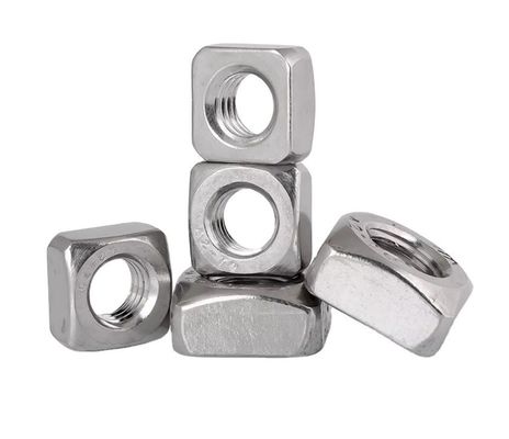 M3 M4 M5 M6 M8 M10 M12 304/316 Noca cuadrada de acero inoxidable para la industria pesada de alimentos y bebidas
