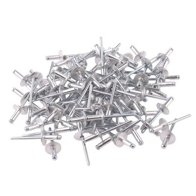 DIN Estándar de aluminio de acero inoxidable estilo de desbloqueo de agarre múltiple abierto cerrado de extremo ciego Rivet pop para productos blancos