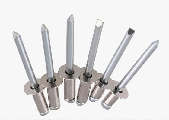 Estándar DIN ST2.4 ST3.2 ST4 ST4.8 ST6.4 Rompimiento de mandril Rivets ciegos de acero inoxidable SS304 Aluminio Estándar JIS