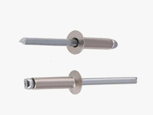 Estándar DIN ST2.4 ST3.2 ST4 ST4.8 ST6.4 Rompimiento de mandril Rivets ciegos de acero inoxidable SS304 Aluminio Estándar JIS