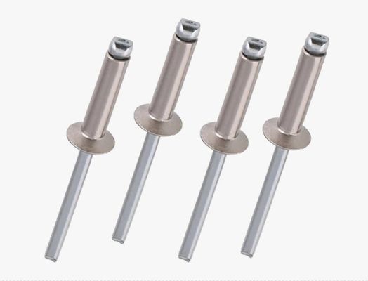 Estándar DIN ST2.4 ST3.2 ST4 ST4.8 ST6.4 Rompimiento de mandril Rivets ciegos de acero inoxidable SS304 Aluminio Estándar JIS