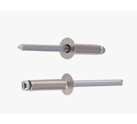 ANSI Estándar de acero inoxidable doble cabeza de contraenchufe con rosca Rivet ciego de extremo abierto para impermeabilización en rosca M2.5-M6.3