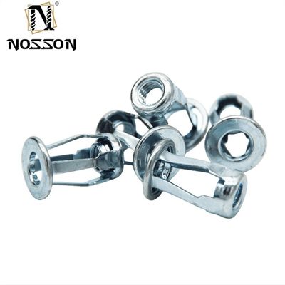 Tratamiento del agua 3/8 M6 Acero zincado galvanizado de acero inoxidable SS304 Petal Insert Nut Linterna Rivet Nut Molly Jack Nut