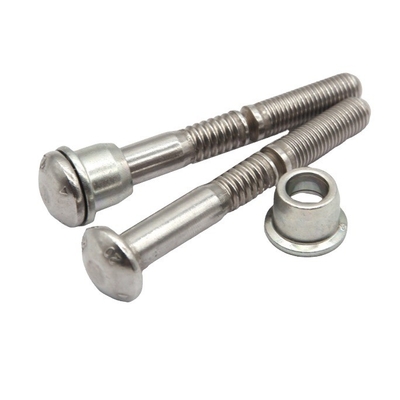 Acero inoxidable 304 anillo ranura Huck-Rivet con cerco Huck cerraduras sin revestimiento acabado brillante suministro sin revestimiento