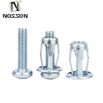 Sistema métrico de medición de automóviles tornillo de metal hueco pared de hierro piel de pétalo de nuez linterna de remachado de nuez estándar de la industria de la salud