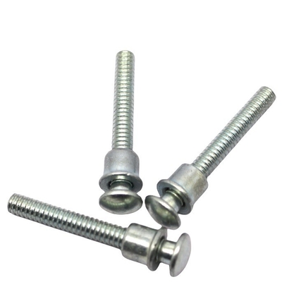Anillo de acero inoxidable de alta precisión Cerrojo y collar Anillo de rivetas con ranuras acabado brillante para proyectos de la industria de la construcción