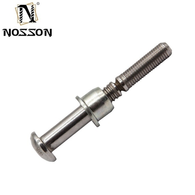 Anillo de acero inoxidable de alta precisión Cerrojo y collar Anillo de rivetas con ranuras acabado brillante para proyectos de la industria de la construcción