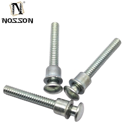Cerrojo de cerradura Maxlok de 4,8 mm de acabado brillante sin recubrimiento La solución de fijación definitiva para uniones duraderas en la fabricación de acero