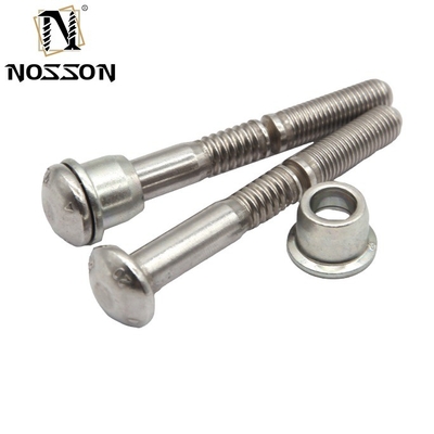 Cerrojo de cerradura Maxlok de 4,8 mm de acabado brillante sin recubrimiento La solución de fijación definitiva para uniones duraderas en la fabricación de acero