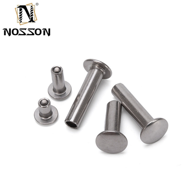 304/316 Rivets huecos de acero inoxidable Rivets monbolt con acabado brillante para aplicaciones industriales