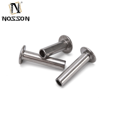304/316 Rivets huecos de acero inoxidable Rivets monbolt con acabado brillante para aplicaciones industriales