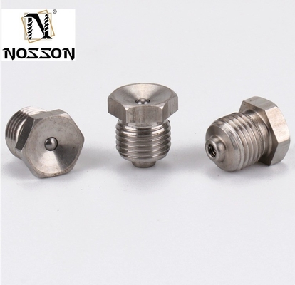 Reducción de la cabeza hexagonal conexión femenina de 90 grados lubricación hidráulica ajuste para la lubricación de grasa