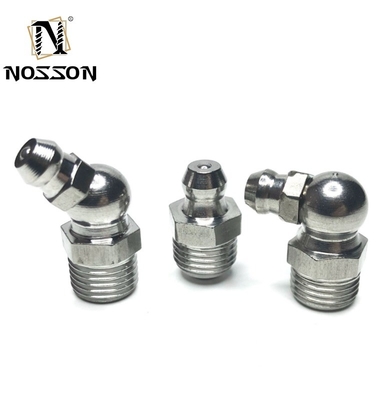 Reducción de la cabeza hexagonal conexión femenina de 90 grados lubricación hidráulica ajuste para la lubricación de grasa