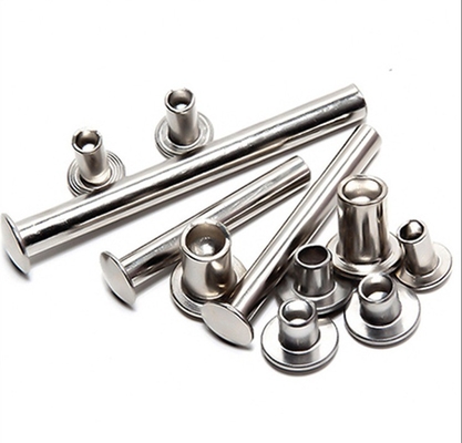 Finalización brillante Unigrip Tipo Csk Tipo abierto Doble tapa Aluminio latón Negro Anodizado Máquina Rivet ciego de acero inoxidable