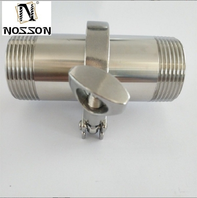 Tri-clamp Tri-clamp Cercado sanitario de acero inoxidable para la cabeza cuadrada Código de tuberías de 2 pulgadas Conectar