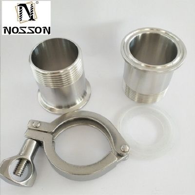 Experimente los beneficios de nuestros accesorios sanitarios tri-clamp de fundición blanca duraderos para unir líneas de tuberías