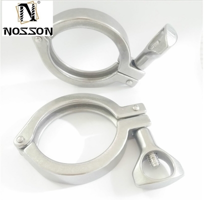 Experimente los beneficios de nuestros accesorios sanitarios tri-clamp de fundición blanca duraderos para unir líneas de tuberías