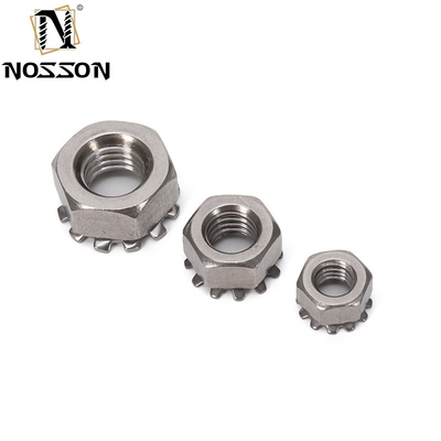 4-40 6-32 8-32 10-24 UNC ISO JIS Estándar 18-8 Acero inoxidable Kep Nut Cerradura de dientes Externa Noche Imperial para sus necesidades