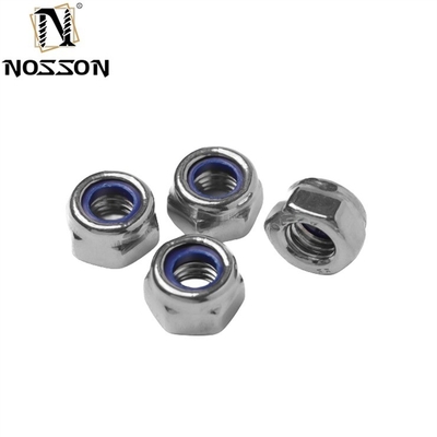 GB Estándar de acero inoxidable SS201/304/316 Hexágono de nylon inserción autobloqueador de la tuerca DIN982 acabado plano para equipos de minería