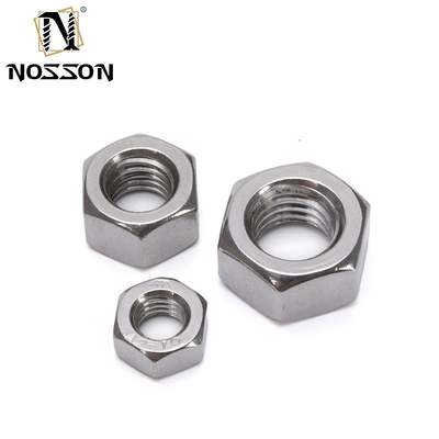 Noca hexagonal DIN934 hecha de acero inoxidable A2 A4 SS304 SS316 para la industria minorista m1.6 m2 m2.5 m3 m4 m5 m6 m8 m10 m12 m14 m16 m20