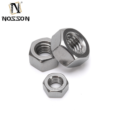 Noca hexagonal DIN934 hecha de acero inoxidable A2 A4 SS304 SS316 para la industria minorista m1.6 m2 m2.5 m3 m4 m5 m6 m8 m10 m12 m14 m16 m20