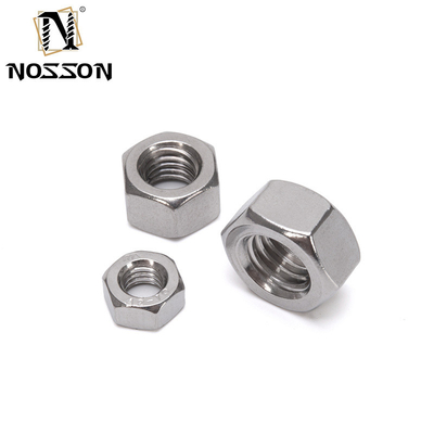 Noca hexagonal DIN934 hecha de acero inoxidable A2 A4 SS304 SS316 para la industria minorista m1.6 m2 m2.5 m3 m4 m5 m6 m8 m10 m12 m14 m16 m20