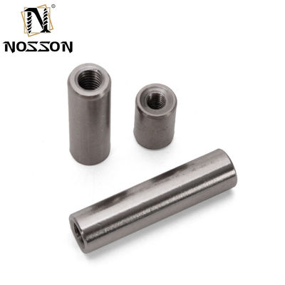 M3 M4 M5 M6 M8 M10 Finitura de óxido negro hilo femenino recto ajuste de manga hexadecimal larga de acoplamiento de tuerca en acero inoxidable 304