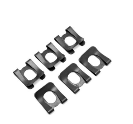 65 Eje de acero manganeso DK tipo clip de retención elástica con estilo de cuña y alta elasticidad ANSI/ASME estándar en acabado de zinc