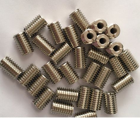 Nuez de ranura métrica para la transformación de conexión de hilo de dientes interno y externo DIN acabado de óxido negro estándar