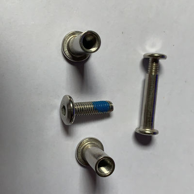 Nuca métrica galvanizada de barril de acero inoxidable de post de unión de manga Hex para conector de muebles GB Sistema estándar de medición métrica