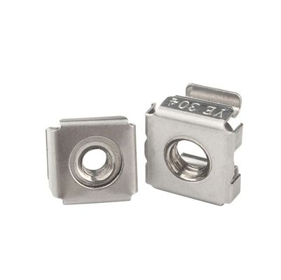 Sistema de medición métrico de personalización 304 de acero inoxidable M4 M6 M8 Nueces de jaula para nuez cuadrada y nuez U clip cromado