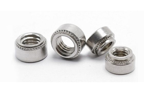 SS304 Flash ciego Floating Round Broaching Self Clinching Nuts JIS Estándar de acabado zincado para las necesidades de sujetadores métricos