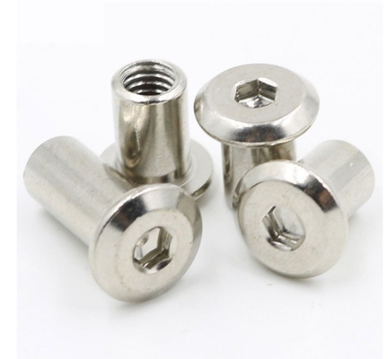 ANSI/ASME M3 M4 M5 M6 M8 M10 M12 1/4 3/8 5/16 Acero al carbono con cabeza redonda plana Hex para muebles