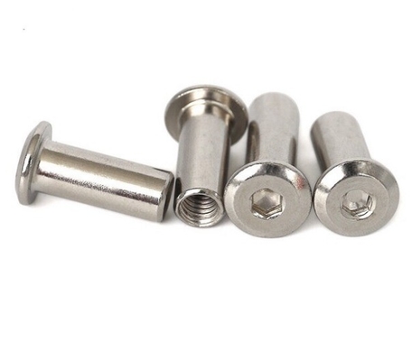 ANSI/ASME M3 M4 M5 M6 M8 M10 M12 1/4 3/8 5/16 Acero al carbono con cabeza redonda plana Hex para muebles