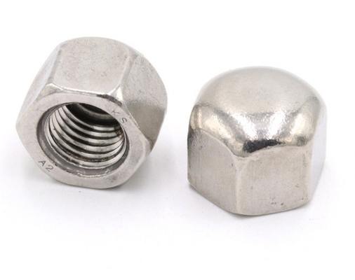 Sistema de medición métrico A2-70 de acero inoxidable SS304 Hex Cap Nut para la eficiencia del tratamiento del agua utilizando acero de aleación duradera